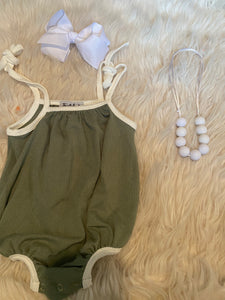 Olive Romper